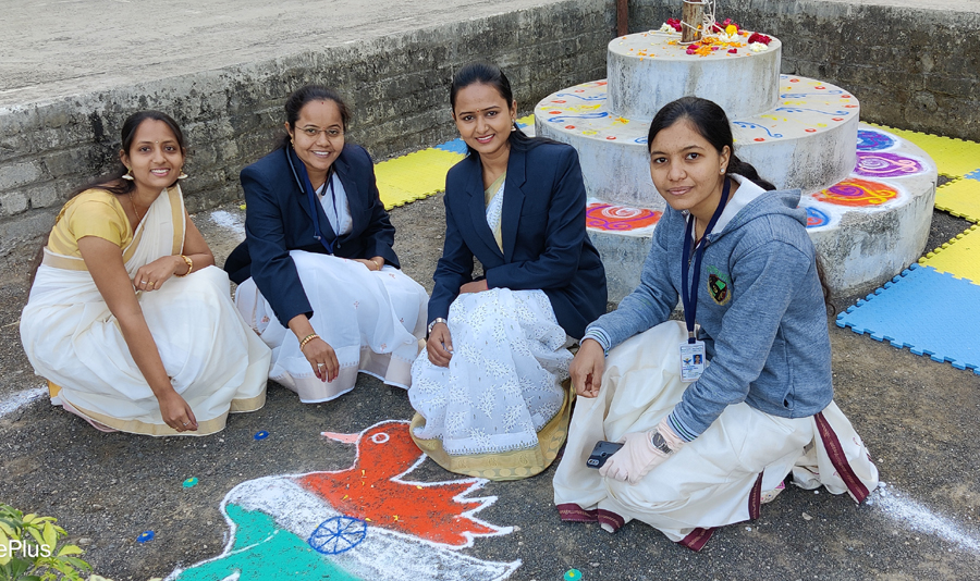 Decoration done by Teachers on the occasion of 26th January  